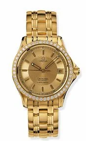Omega Seamaster 120M Automatic 36.25 Yellow Gold / Diamond / Champagne 2105.11.00 (21051100)